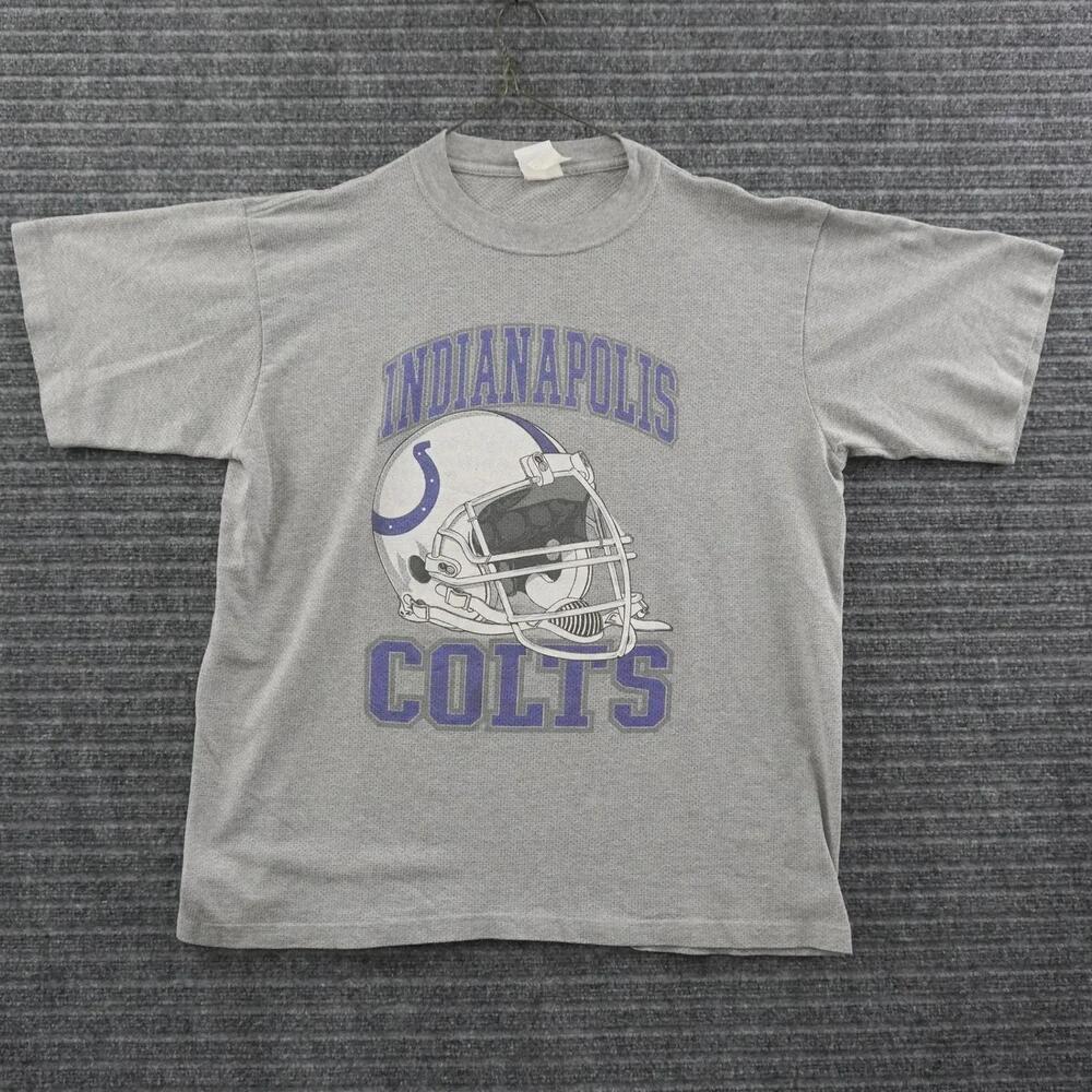 Iron Knights Indianapolis Colts T-Shirt Mens  Grey Mesh Graphic